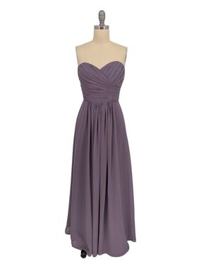 11630 Bill Levkoff Strapless Pleated Dress Purple size 2 bridesmaid wedding